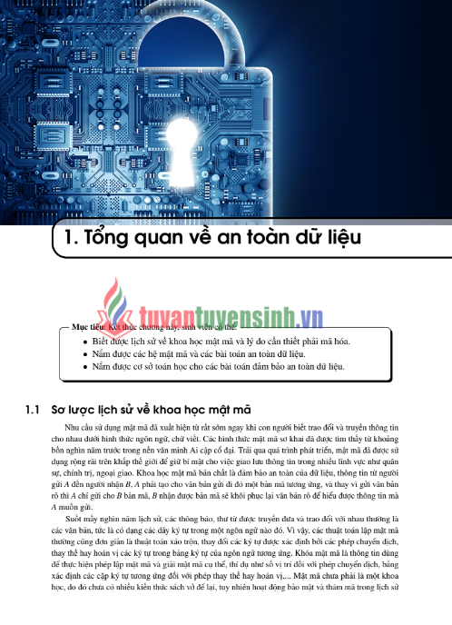 Tải FREE sách An Toàn Dữ Liệu PDF - TS. Lê Đắc Nhường