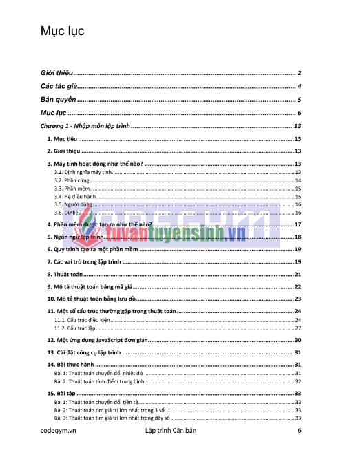 Tải FREE sách Cẩm Nang Lập Trình Căn Bản PDF - Dành Cho Người Mới Bắt Đầu 6 Tải FREE sách Cẩm Nang Lập Trình Căn Bản PDF - Dành Cho Người Mới Bắt Đầu