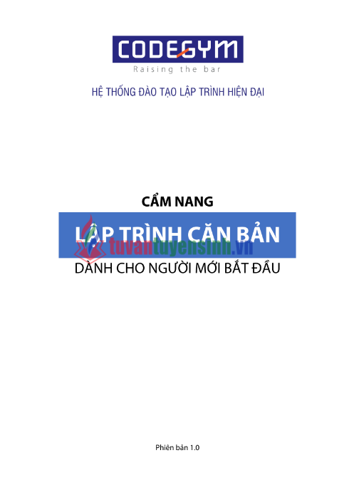 Tải FREE sách Cẩm Nang Lập Trình Căn Bản PDF - Dành Cho Người Mới Bắt Đầu