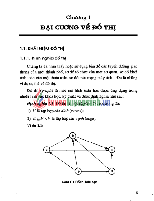 Tải FREE sách Đồ Thị Và Các Thuật Toán PDF