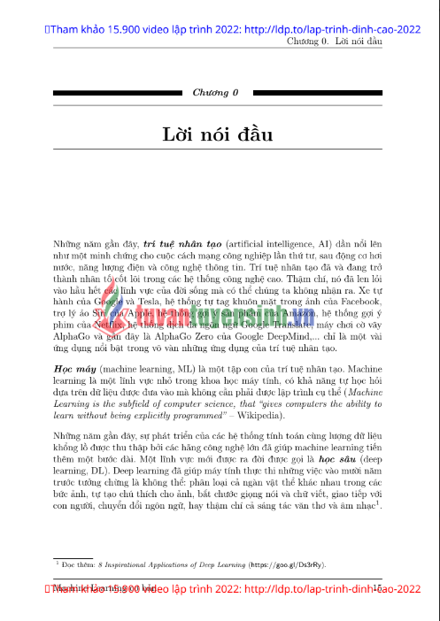 Tải FREE sách Machine Learning Cơ Bản PDF - Vũ Hữu Tiệp 6 Tải FREE sách Machine Learning Cơ Bản PDF - Vũ Hữu Tiệp