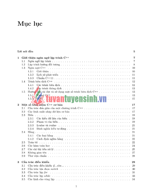 Tải FREE sách Ngôn Ngữ Lập Trình C++ PDF 7 Tải FREE sách Ngôn Ngữ Lập Trình C++ PDF