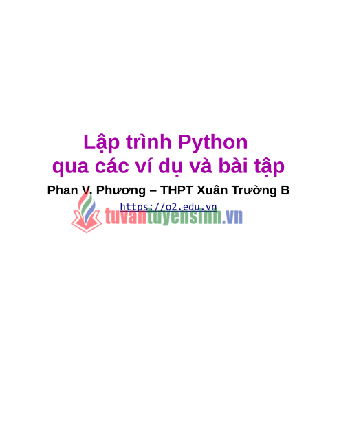 Tải FREE tài liệu Lập Trình Python Qua Các Ví Dụ Và Bài Tập PDF 8 Tải FREE tài liệu Lập Trình Python Qua Các Ví Dụ Và Bài Tập PDF