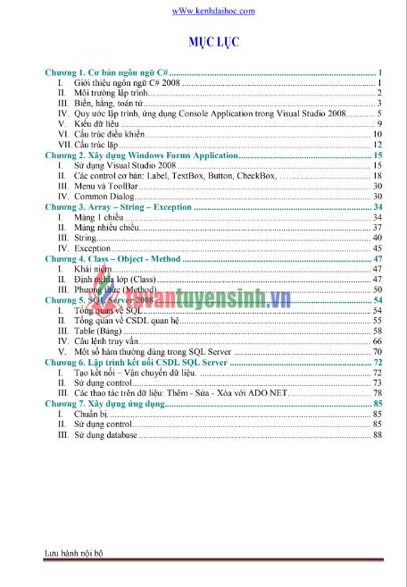 Tải FREE tài liệu Lập Trình Window PDF - Tuyển Tập C Cơ Bản 7 Tải FREE tài liệu Lập Trình Window PDF - Tuyển Tập C Cơ Bản