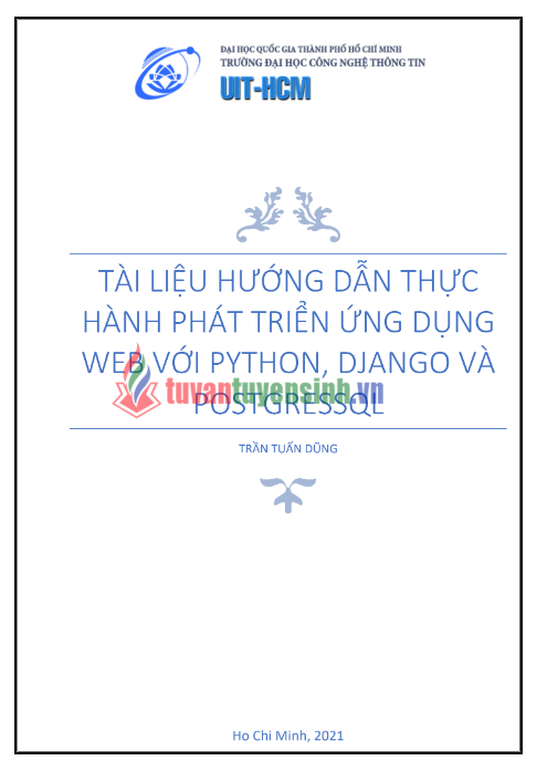 Tải FREE tài liệu PDF Hướng Dẫn Thực Hành Phát Triển Ứng Dụng Web Với Python, Django Và Postgressql