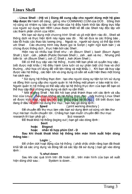 Tải FREE tài liệu Sử Dụng Linux Shell PDF 7 Tải FREE tài liệu Sử Dụng Linux Shell PDF