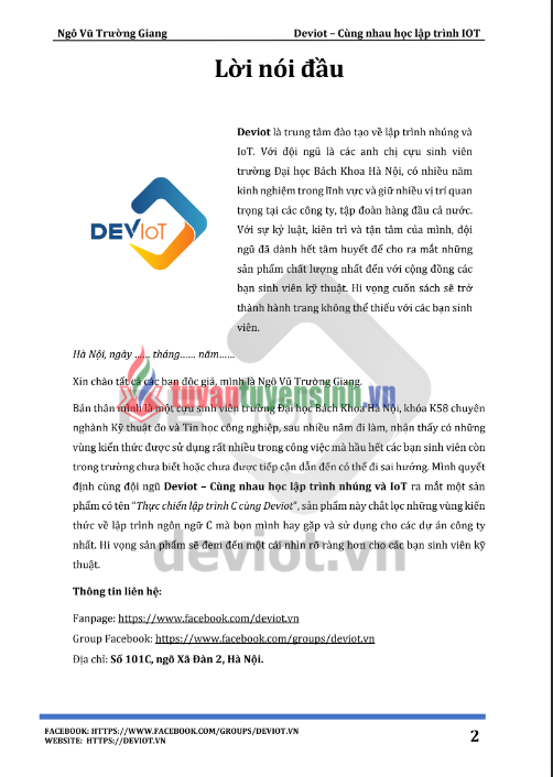 Tải FREE tài liệu Thực Chiến Lập Trình C PDF 7 Tải FREE tài liệu Thực Chiến Lập Trình C PDF