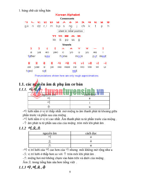 Tải FREE tài liệu Tiếng Hàn Cho Người Mới Học PDF 6 Tải FREE tài liệu Tiếng Hàn Cho Người Mới Học PDF