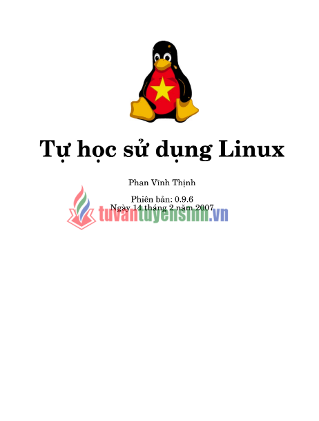 Tải FREE tài liệu Tự Học Sử Dụng Linux PDF - Phan Vĩnh Thịnh