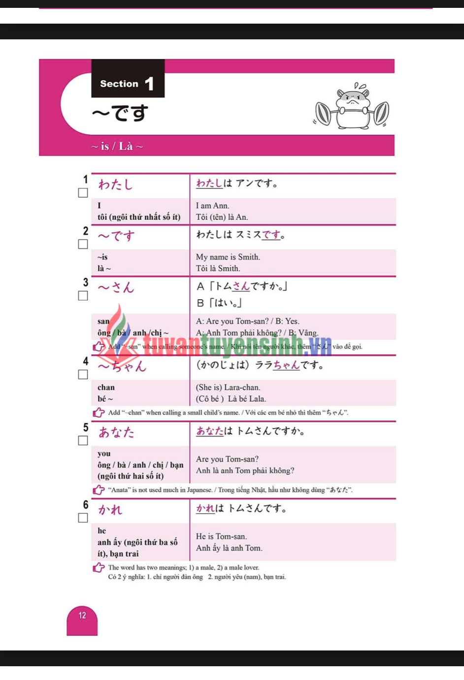 1000 Essential Vocabulary for the JLPT N5 3