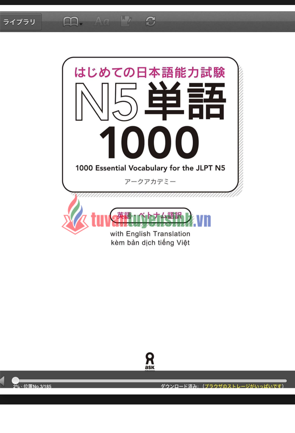 1000 Essential Vocabulary for the JLPT N5