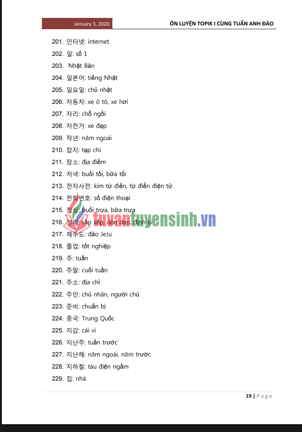 TẢI FREE GIÁO TRÌNH LUYỆN THI TOPIK 20 GIÁO TRÌNH LUYỆN THI TOPIK 8