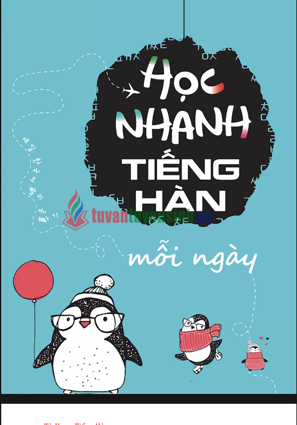 TẢI FREE SÁCH Học Nhanh Tiếng Hàn Mỗi Ngày 12 Học Nhanh Tiếng Hàn Mỗi Ngày