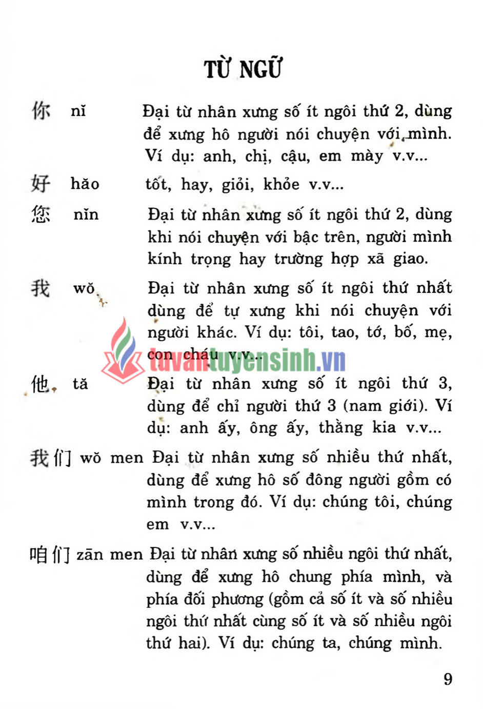 Sách 3500 Câu Đàm Thoại Hoa – Việt 3