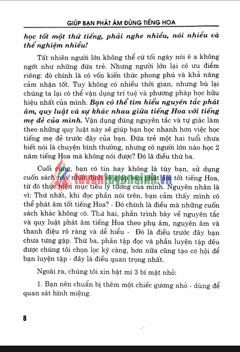 Sách Giúp Bạn Phát Âm Đúng Tiếng Hoa 4