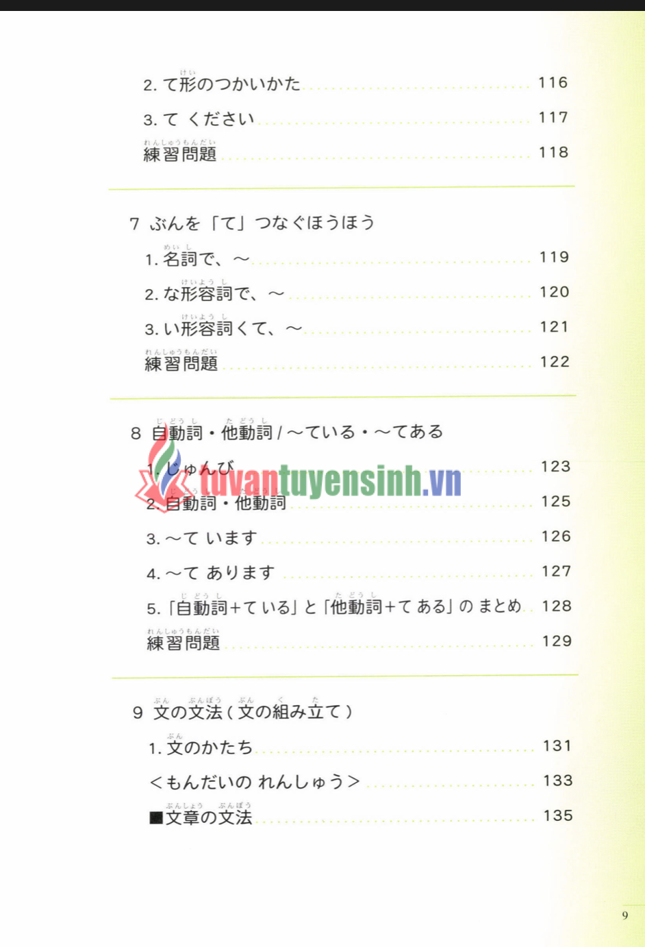 Sách Jitsuryoku Appu N5 Yomu Hán Tự 8