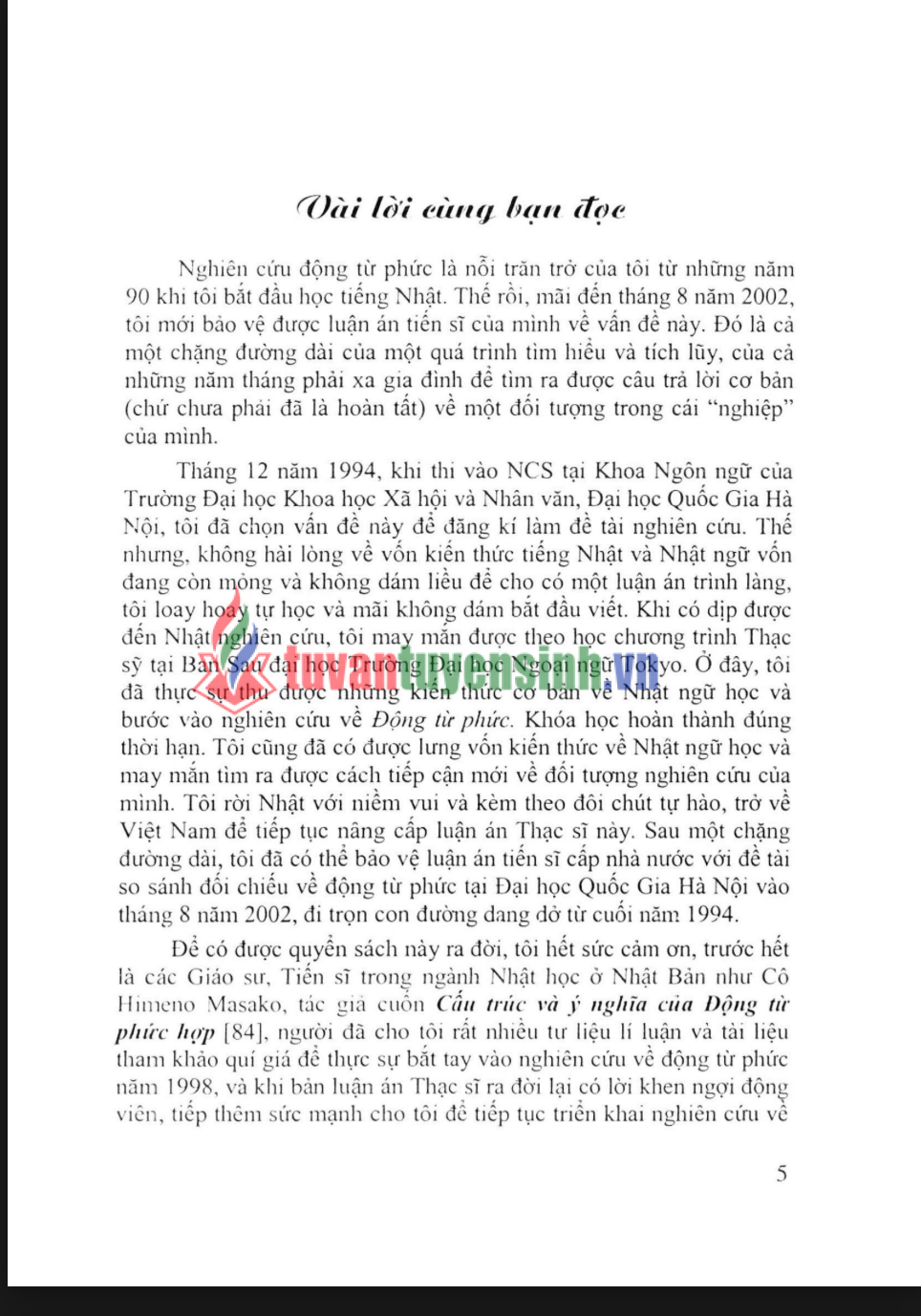 Sách Sổ Tay Động Từ Phức Tiếng Nhật sachviet edu Vn 1