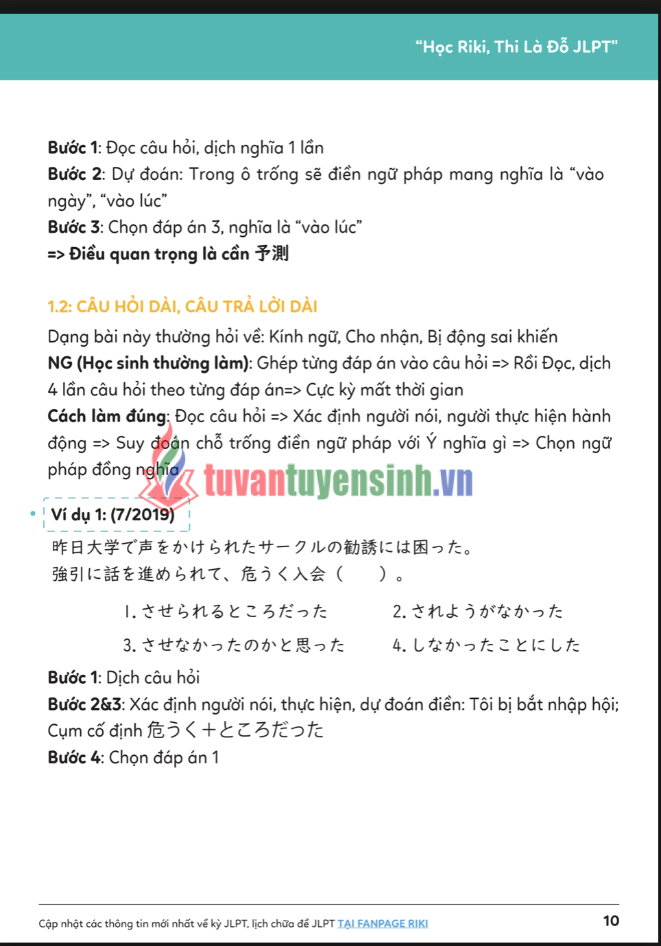 Sách TỔNG HỢP NHANH MẸO THI JLPT N1 5