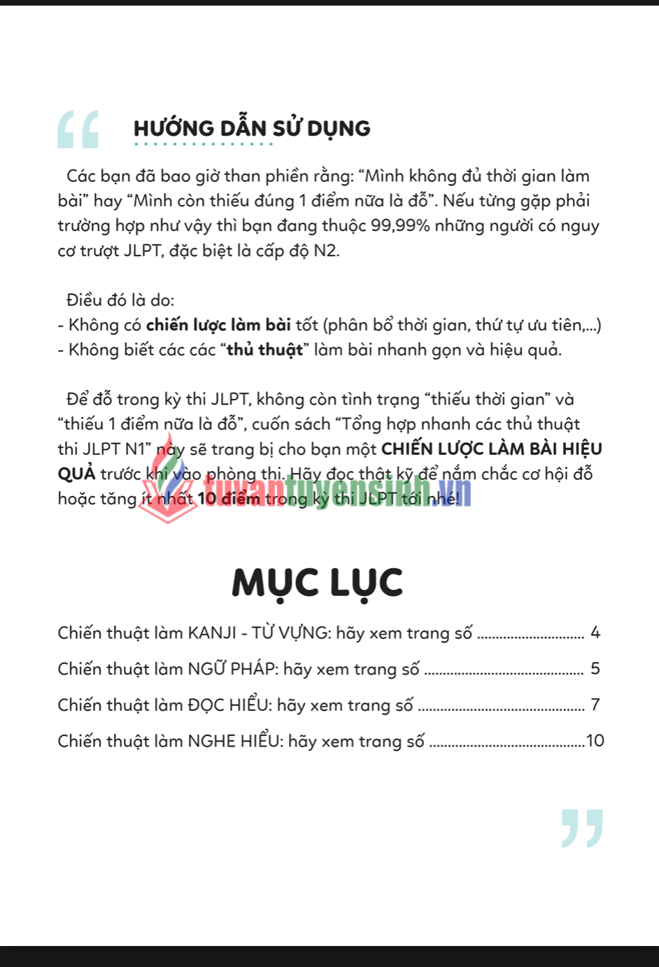 TẢI FREE Sách 10 Tips độc quyền tăng điểm JLPT N2  1