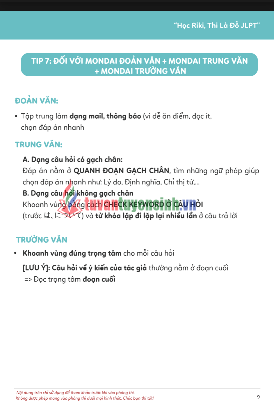 TẢI FREE Sách 10 Tips độc quyền tăng điểm JLPT N2  1 7