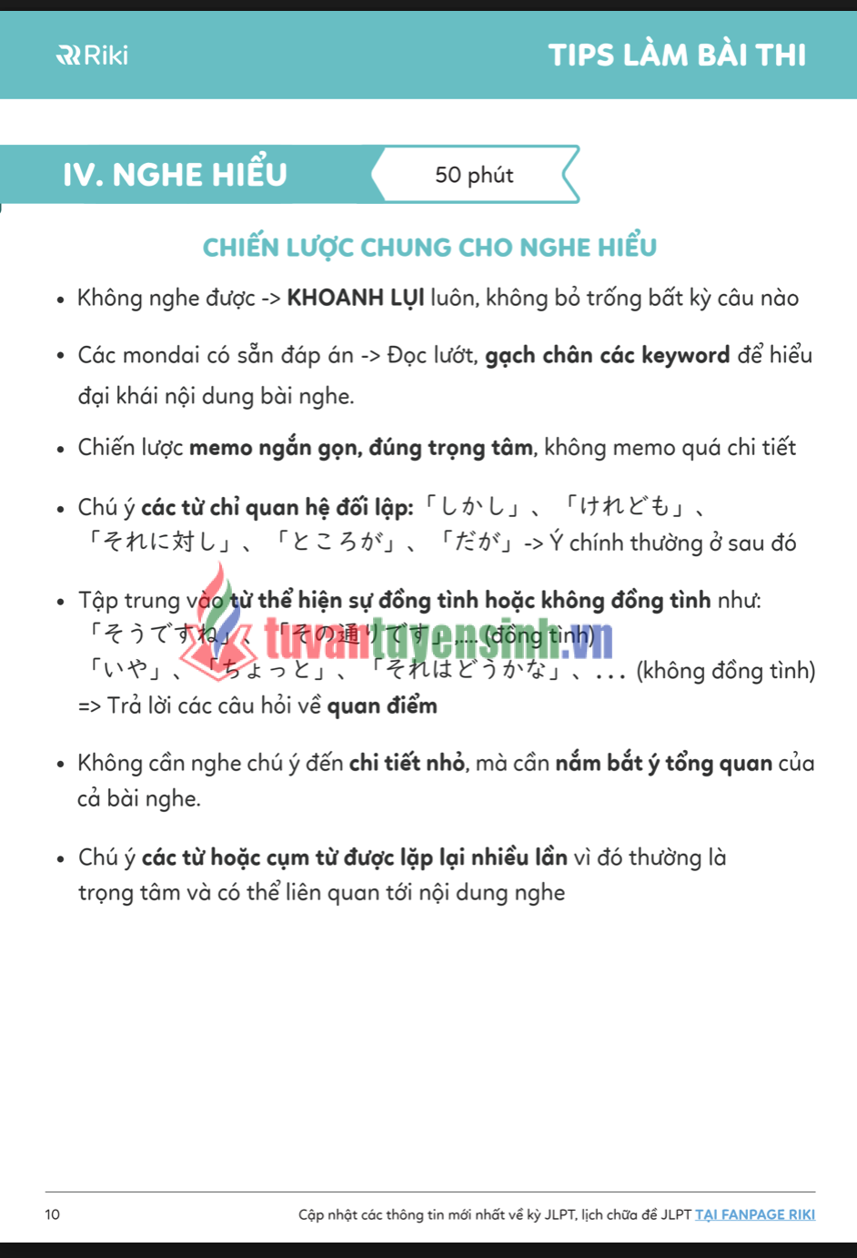TẢI FREE Sách 10 Tips độc quyền tăng điểm JLPT N2  1 8