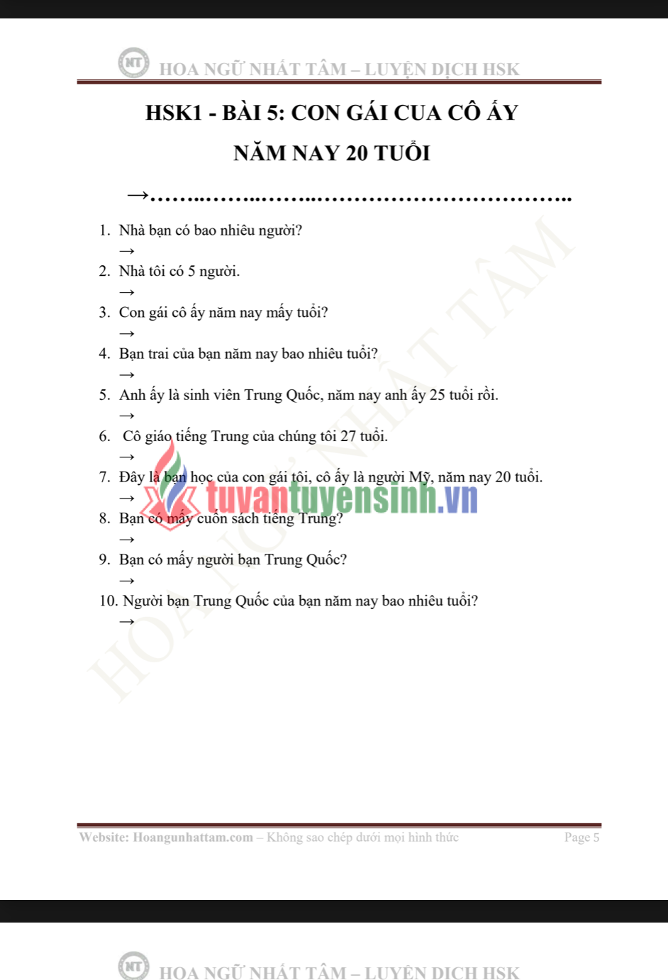 TẢI FREE sách Luyện Dịch HSK1_2 PDF có tiếng Việt 2