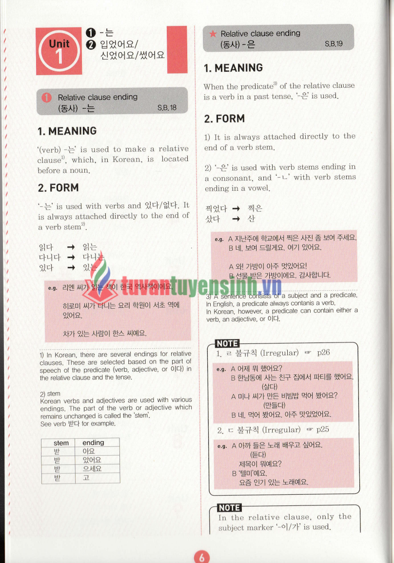 TẢI FREE sách Sogang Korean 2B Grammar  2