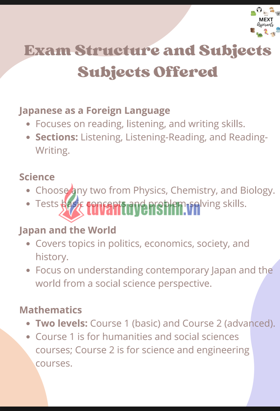 TẢI FREE sách The EJU guide book by MEXT aspirants 4