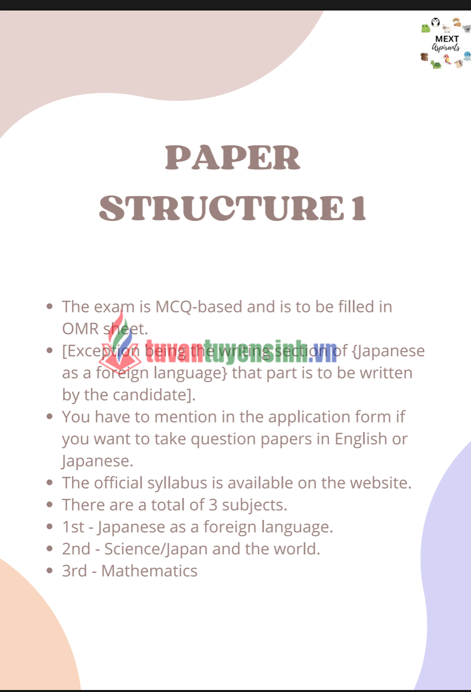 TẢI FREE sách The EJU guide book by MEXT aspirants 6