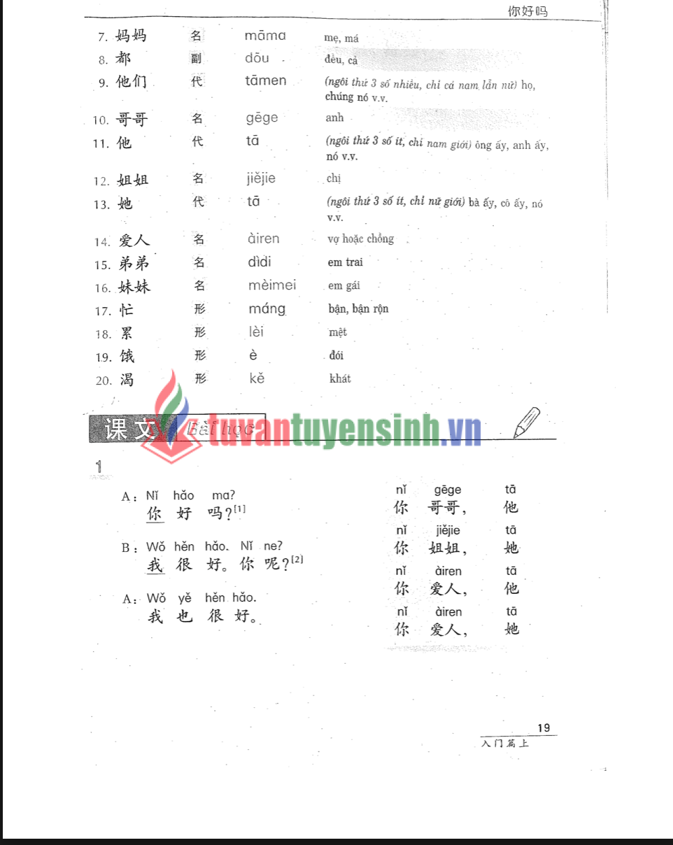 Tải FREE Sách luyện nói tiếng Trung Quốc cho người bắt đầu PDF Tập 13