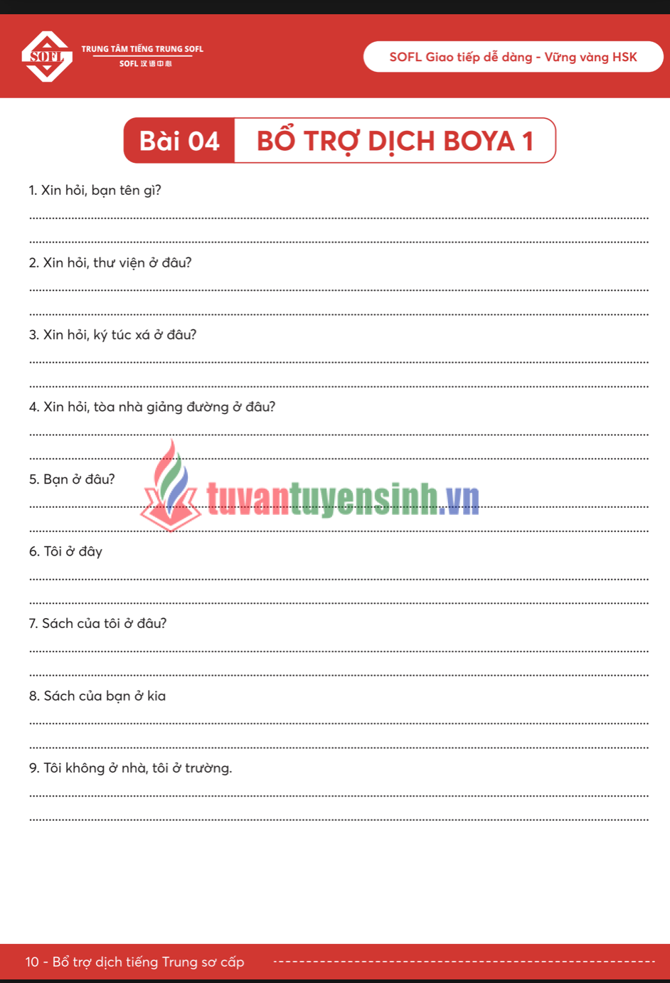 Tải FREE sách Bổ Trợ Dịch Sơ Cấp BOYA1 HSK3 4