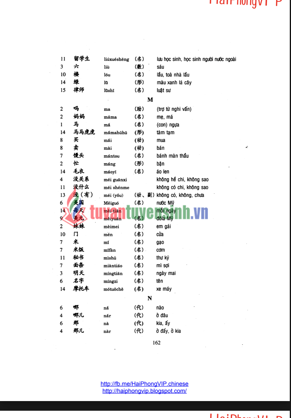 Tải FREE sách Giáo Trình Hán Ngữ 1 Tiếng Việt PDF 6