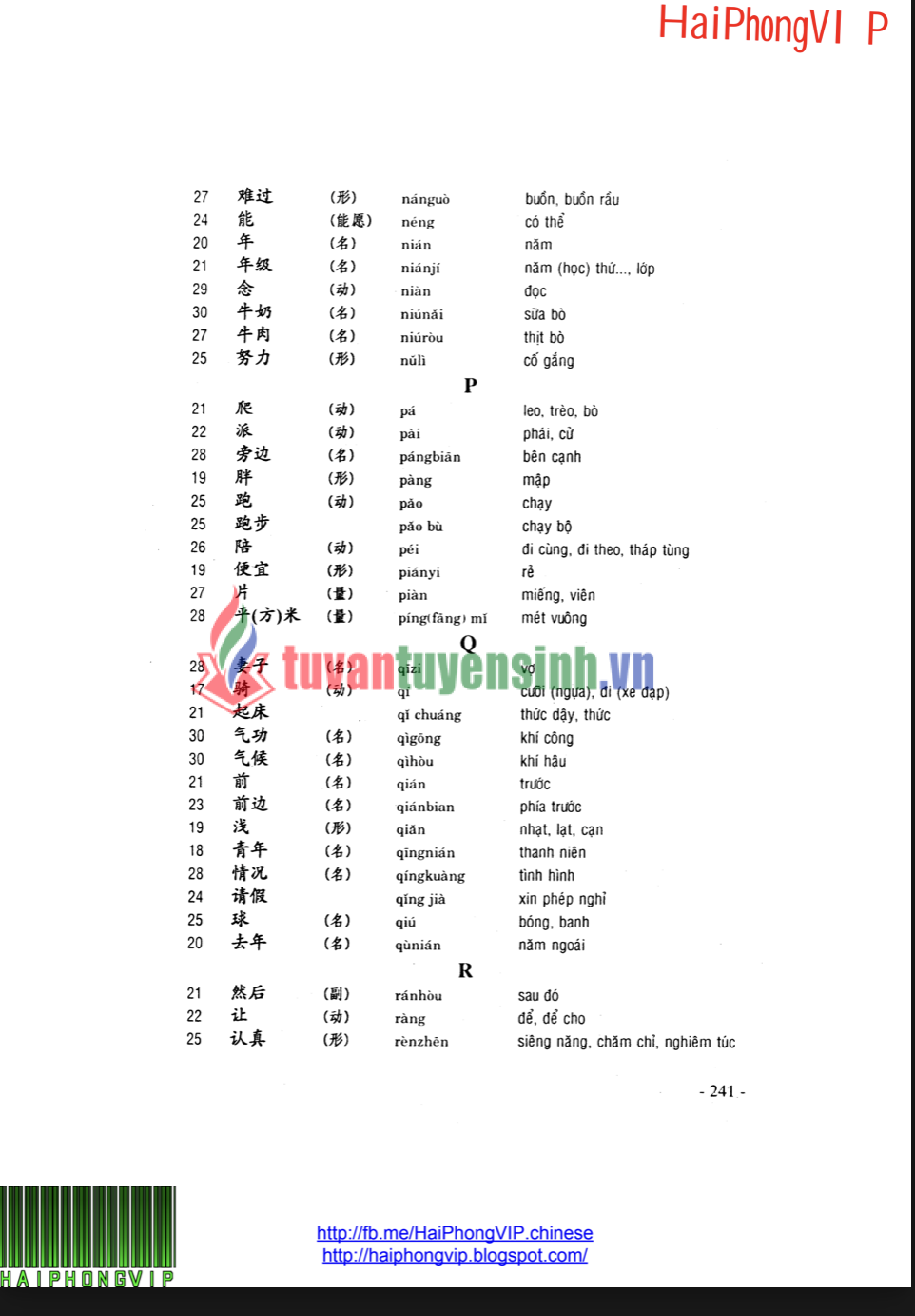 Tải FREE sách Giáo Trình Hán Ngữ 2 Tiếng Việt PDF 8
