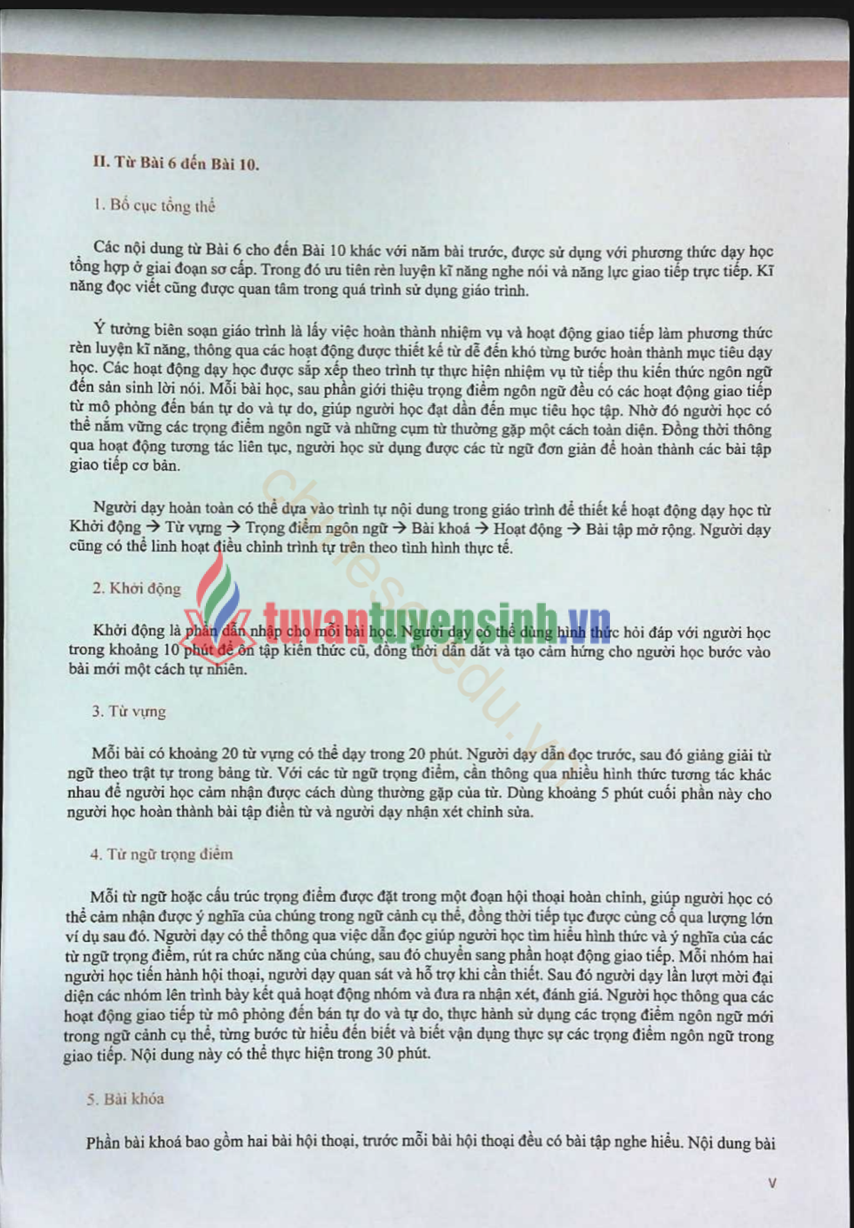 Tải FREE sách Hán ngữ MSUTONG Sơ cấp 1 PDF có tiếng Việt 5