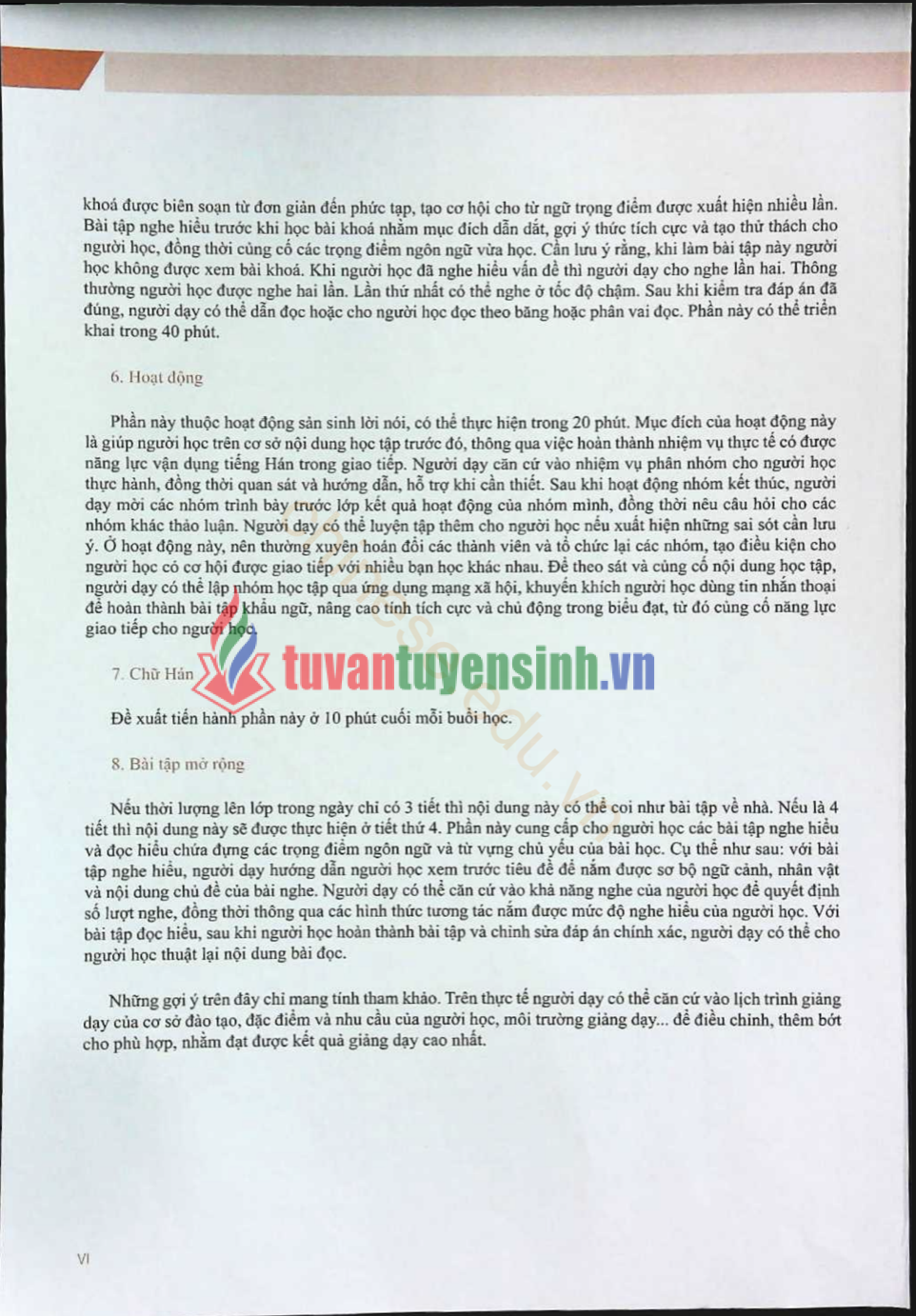 Tải FREE sách Hán ngữ MSUTONG Sơ cấp 1 PDF có tiếng Việt 6