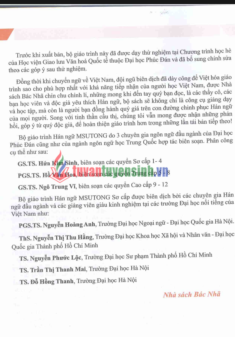 Tải FREE sách Hán ngữ MSUTONG Sơ cấp 3 PDF có tiếng Việt 2