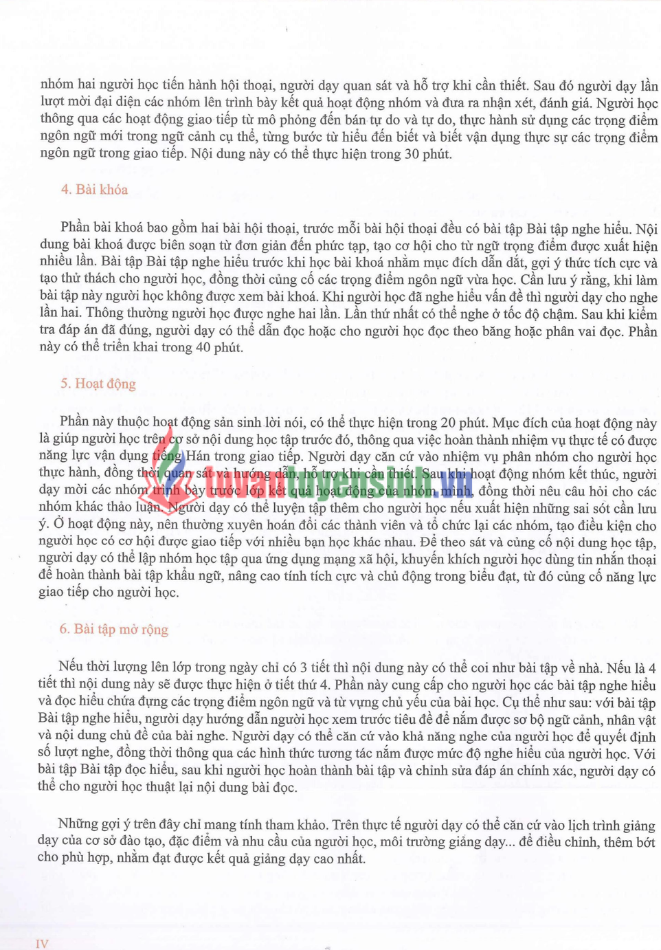 Tải FREE sách Hán ngữ MSUTONG Sơ cấp 4 PDF có tiếng Việt 4