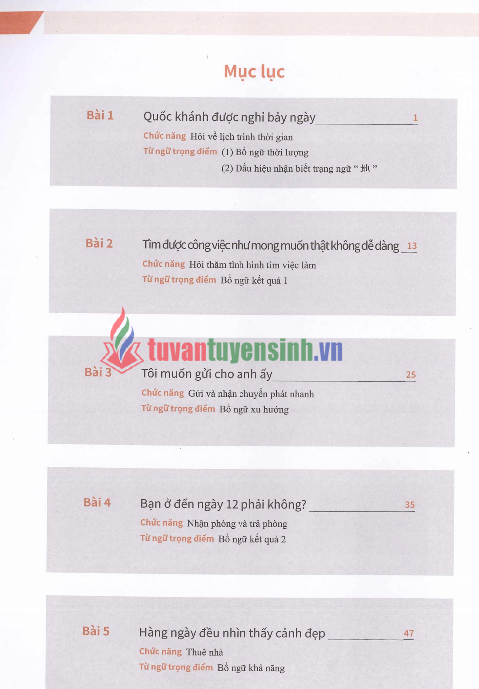 Tải FREE sách Hán ngữ MSUTONG Sơ cấp 4 PDF có tiếng Việt 8