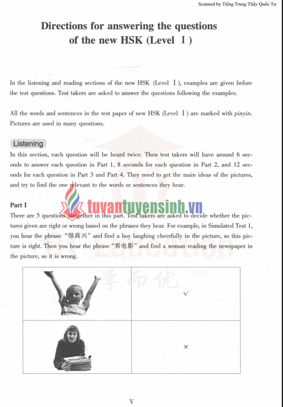 Tải FREE sách New HSK Mock Test Level 1 PDF có tiếng Việt 8