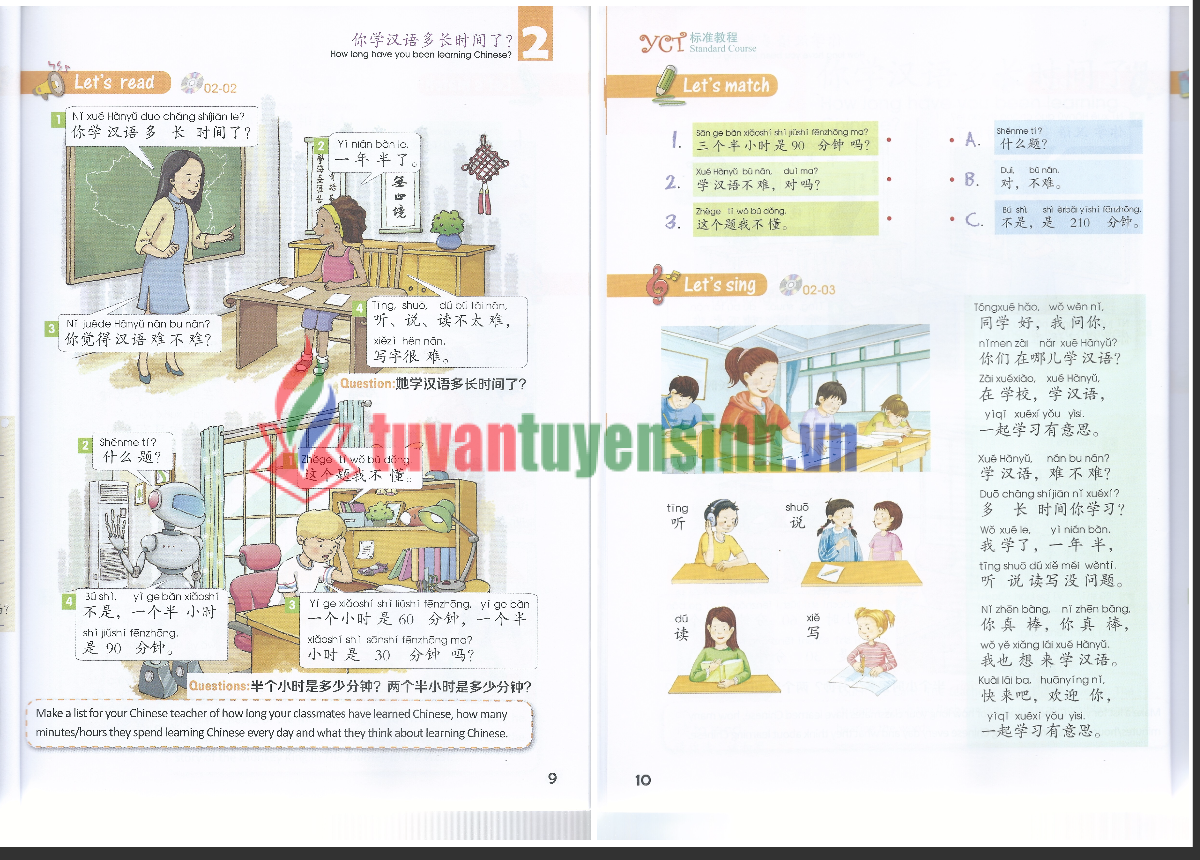 Tải FREE sách Quyển 4 Giao Trình Hán Ngữ Tiếng Việt PDF