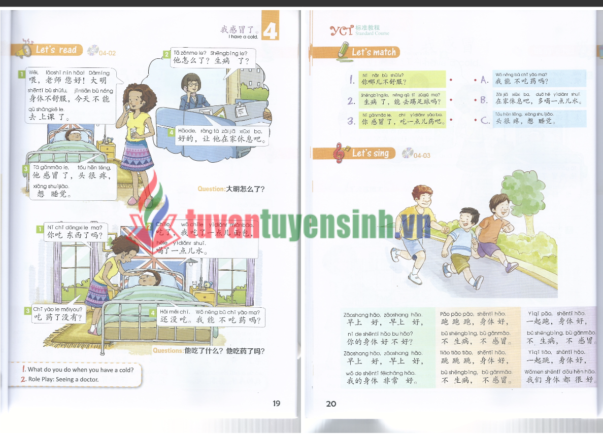Tải FREE sách Quyển 4 Giao Trình Hán Ngữ Tiếng Việt PDF 5