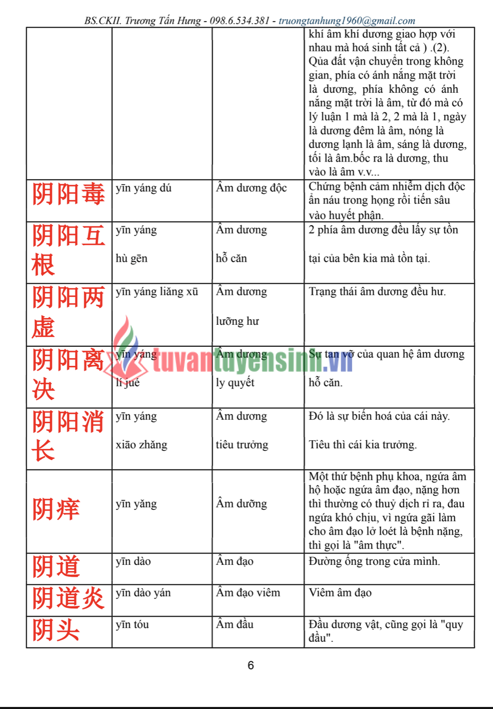 Tải FREE sách Thuật Ngữ Tiếng Trung YHCT PDF có tiếng Việt 5