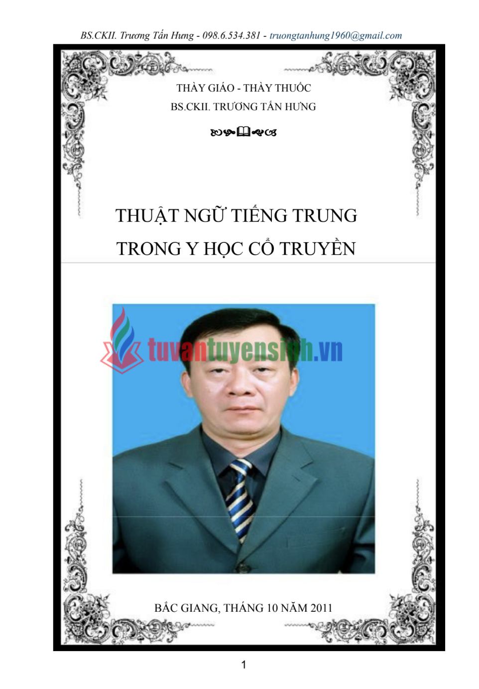 Tải FREE sách Thuật Ngữ Tiếng Trung YHCT PDF có tiếng Việt