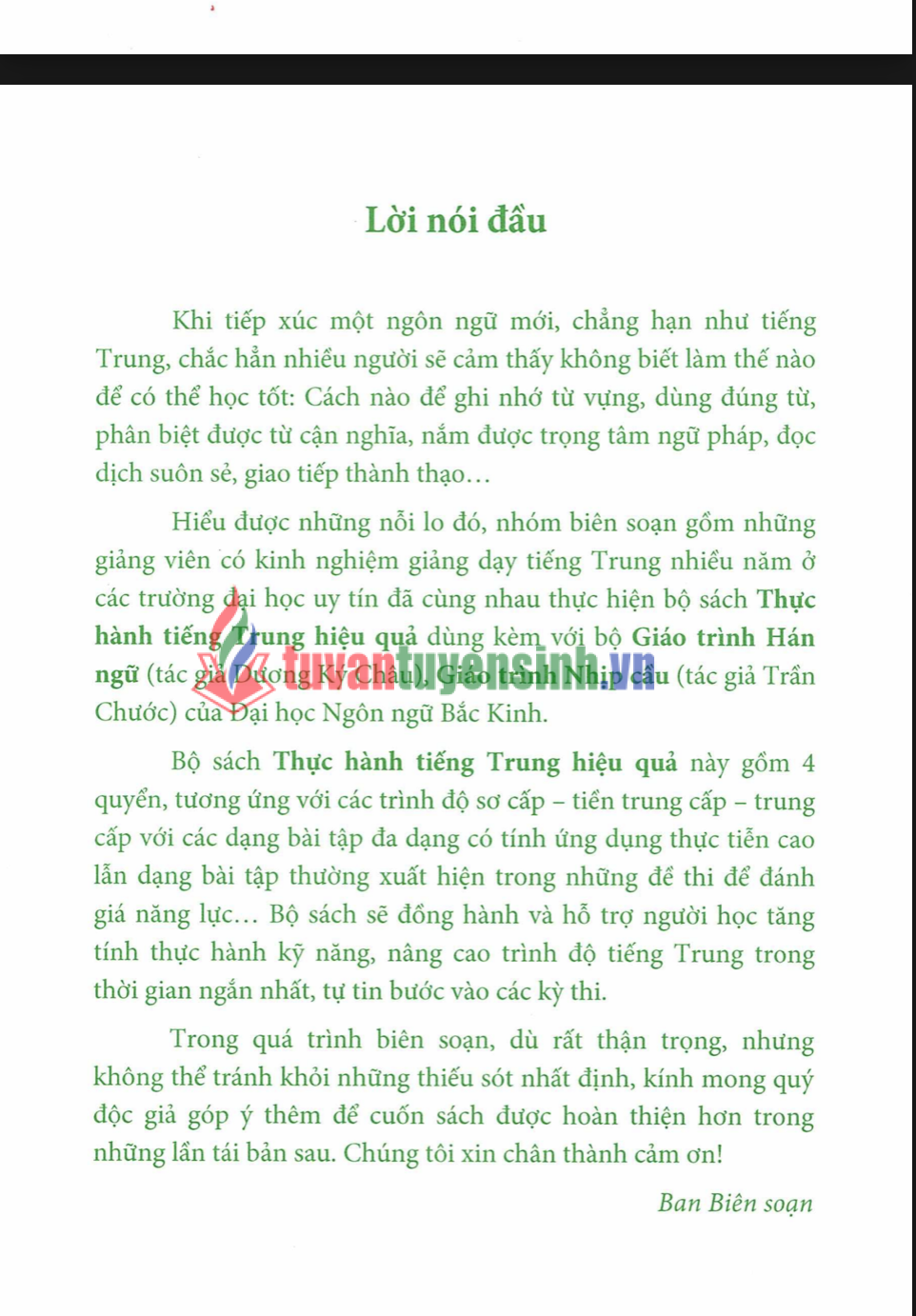 Tải FREE sách Thực Hành Tiếng Trung Hiệu Quả Sơ Cấp PDF 1