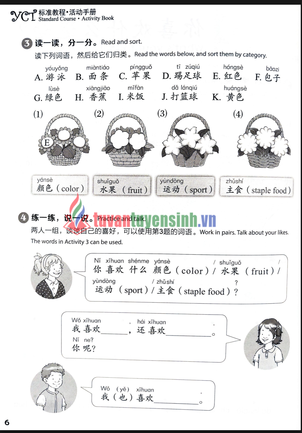 Tải FREE sách YCT 3 Activity Book PDF có tiếng Việt 7