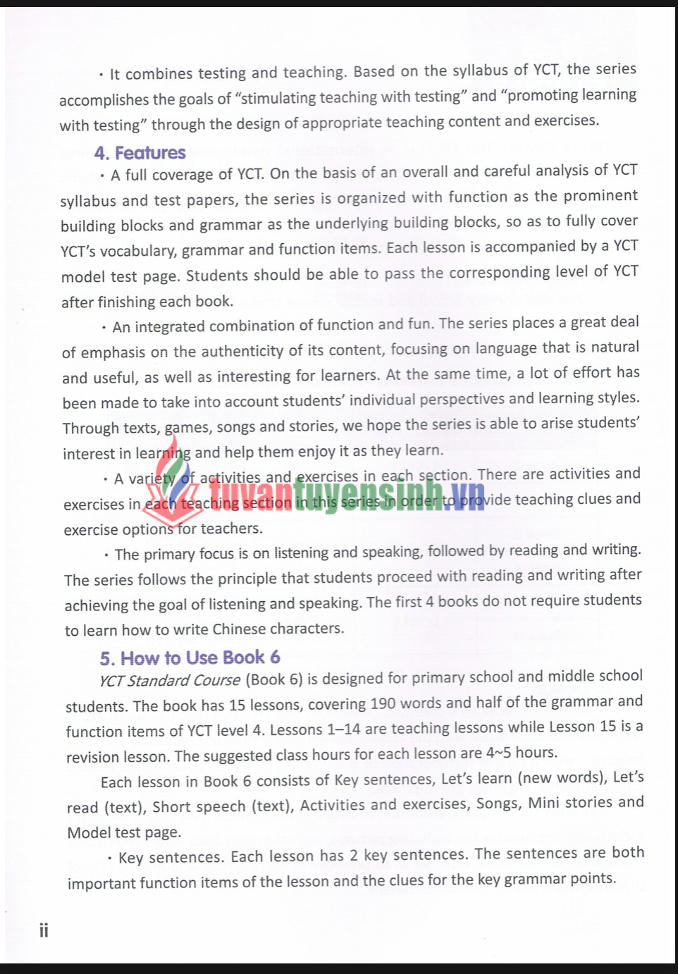 Tải FREE sách YCT6 Standart Course PDF có tiếng Việt 2