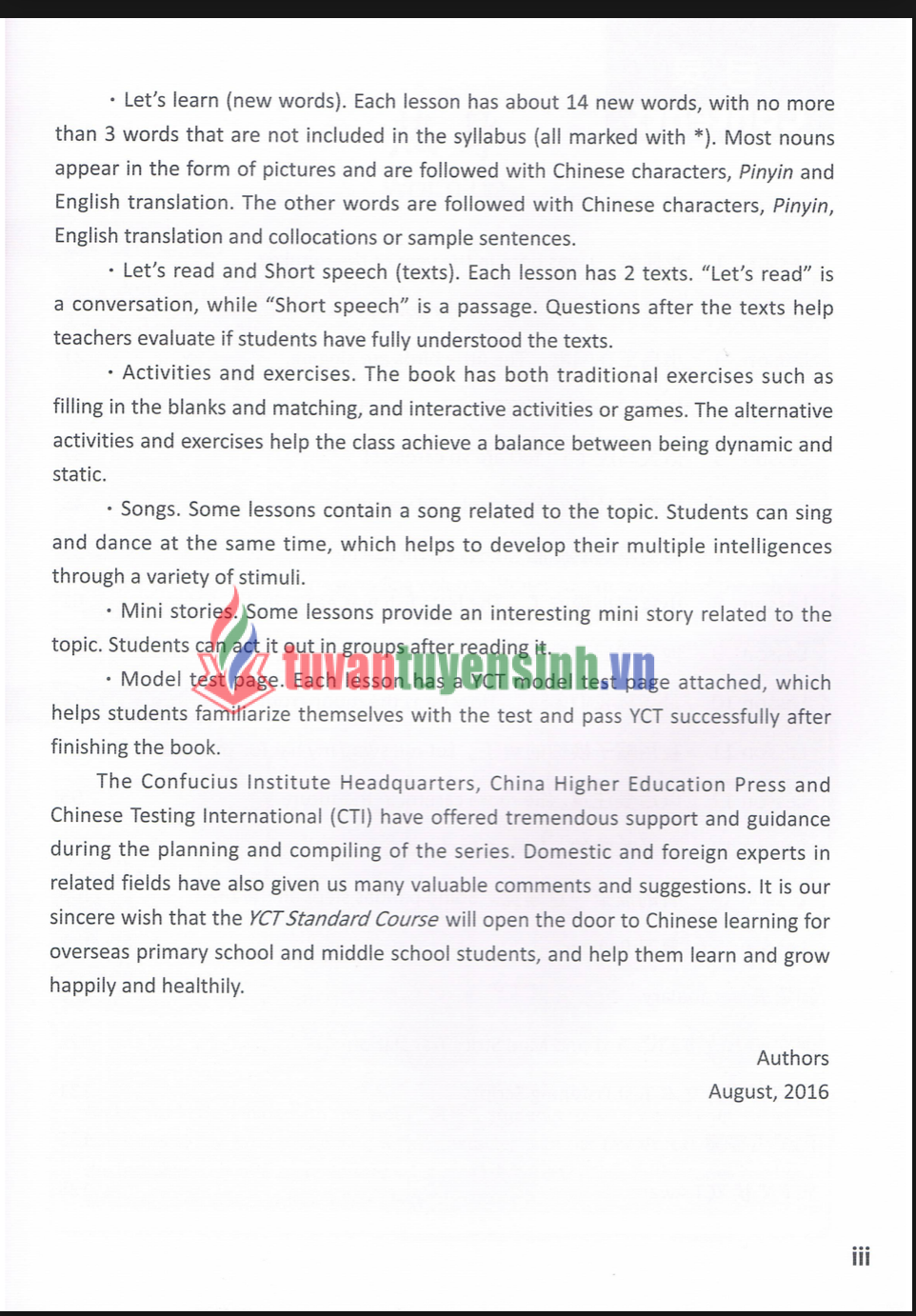 Tải FREE sách YCT6 Standart Course PDF có tiếng Việt 3