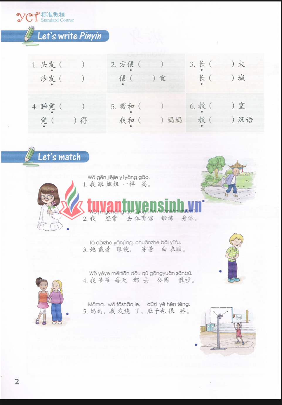 Tải FREE sách YCT6 Standart Course PDF có tiếng Việt 6