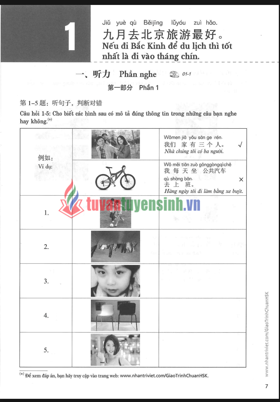 Tải Giáo trình chuẩn HSK 2 Sách Bài Tập PDF có tiếng Việt 4