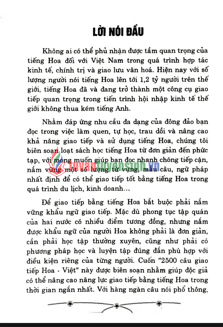 sách 2500 Câu Giao Tiếp Hoa – Việt 1